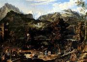 Joseph Anton Koch The Upland near Bern oil painting artist